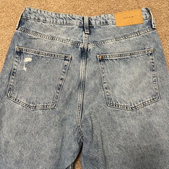 Denim Jeans Loose Straight Fit size 10 womens in great condition - Picture 3 of 5